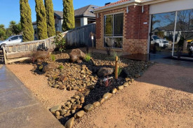 landscaping garden rocks plants